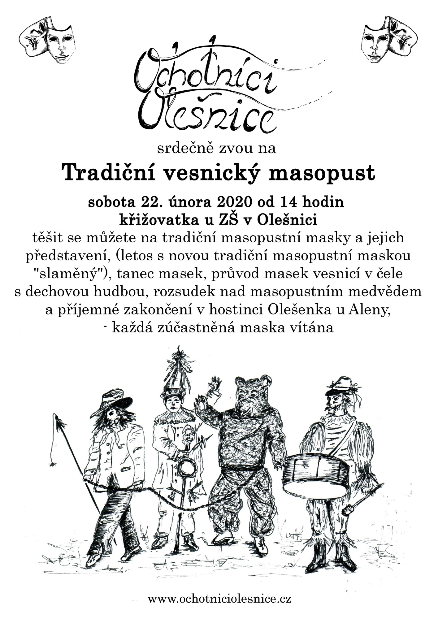 Vesnický masopust - Volnočasový web Červený Kostelec